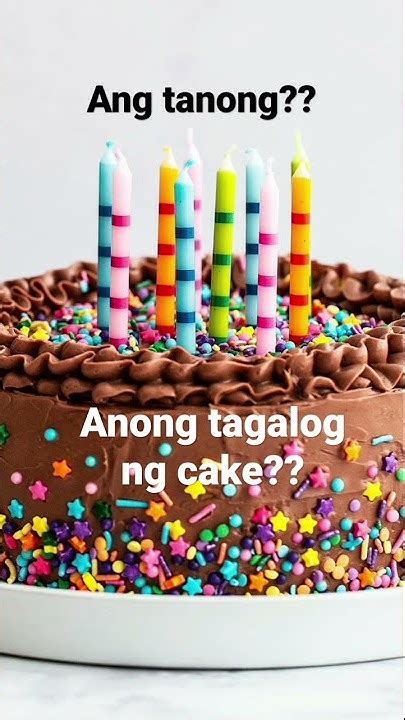 among tagalog ng cake